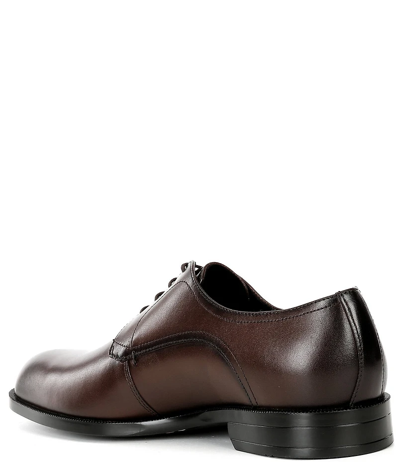 Hugo Boss Men's Tayil Leather Plain-Toe Derby Oxfords