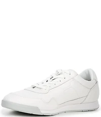 Hugo Boss Men's Titanium Perforated Leather Sneakers