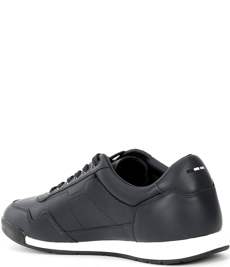 Hugo Boss Men's Titanium Perforated Leather Sneakers