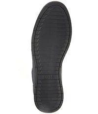 Hugo Boss Men's Titanium Perforated Leather Sneakers
