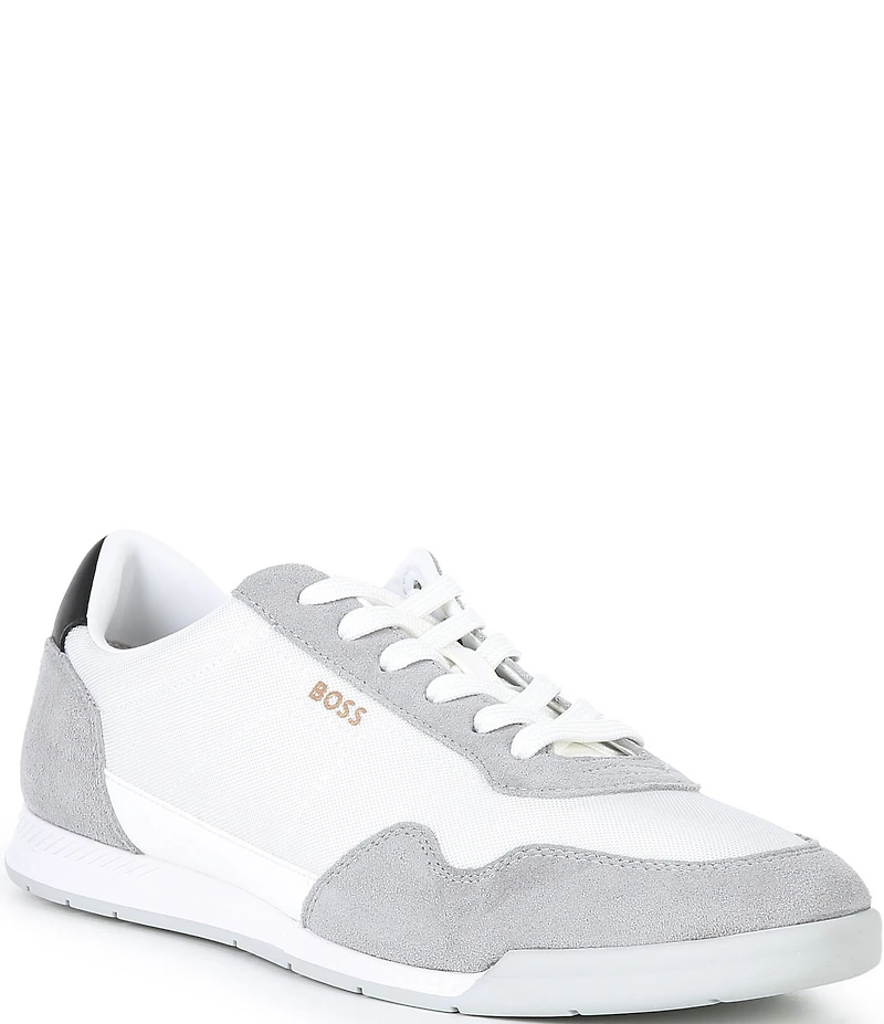 Hugo Boss Men's Titanium Suede Sneakers