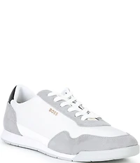 Hugo Boss Men's Titanium Suede Sneakers