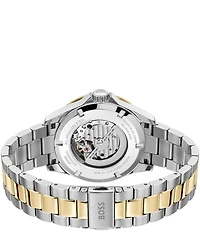 Hugo Boss Men's Trooper Mechanic Automatic Stainless Steel Bracelet Watch