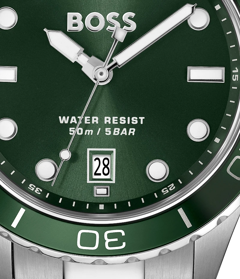 Hugo Boss Men's Troper Sport Quartz Analog Stainless Steel Bracelet Watch