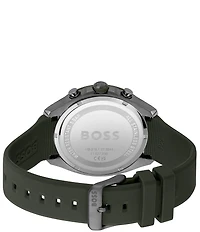 Hugo Boss Men's Velocity Quartz Chronograph Silicone Strap Watch