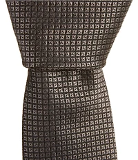 Hugo Boss Micro Pattern Jacquard 2 1/4#double; Silk Blend Tie