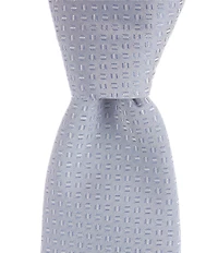 Hugo Boss Micro Pattern Jacquard 2.95#double; Silk Blend Tie