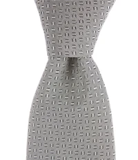 Hugo Boss Micro Pattern Jacquard 2.95#double; Silk Blend Tie