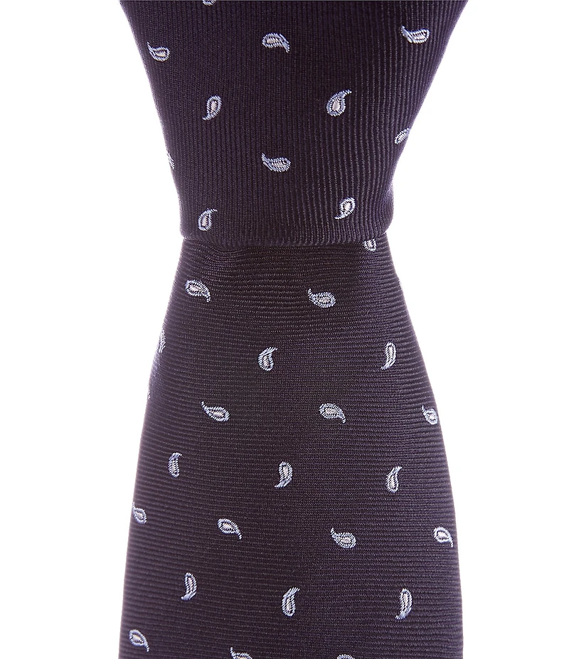 Hugo Boss Micro Pattern Jacquard 2.95#double; Silk Tie