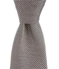 Hugo Boss Non Solid Micro Pattern Jacquard 2.95#double; Silk Tie