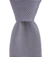 Hugo Boss Non Solid Micro Pattern Jacquard 2.95#double; Silk Tie