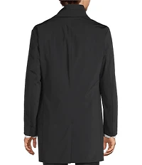 Hugo Boss Notch Lapel Regular Fit Solid Coat