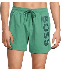 Hugo Boss Octopus 5.25#double; Inseam Swim Trunks
