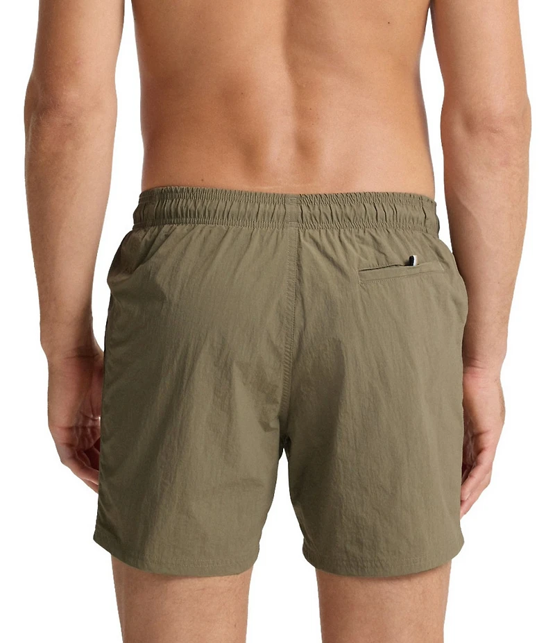 Hugo Boss Octopus Brown 5.3#double; Inseam Swim Trunks