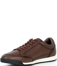 Hugo Boss Orange Men's Nitan Leather Low Profile Sneakers