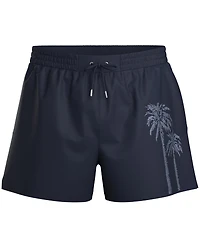 Hugo Boss Palm Emb 5.91#double; inseam Swim Trunks
