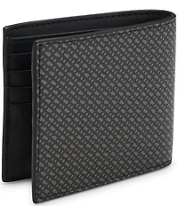 Hugo Boss Ray Allover Logo Print Bi-Fold Wallet