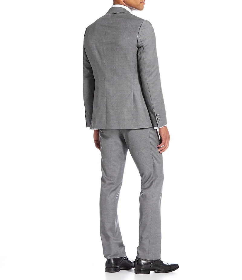 Hugo Boss Slim Fit Flat Front Houndstooth 2-Piece Suit