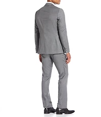 Hugo Boss Slim Fit Flat Front Houndstooth 2-Piece Suit