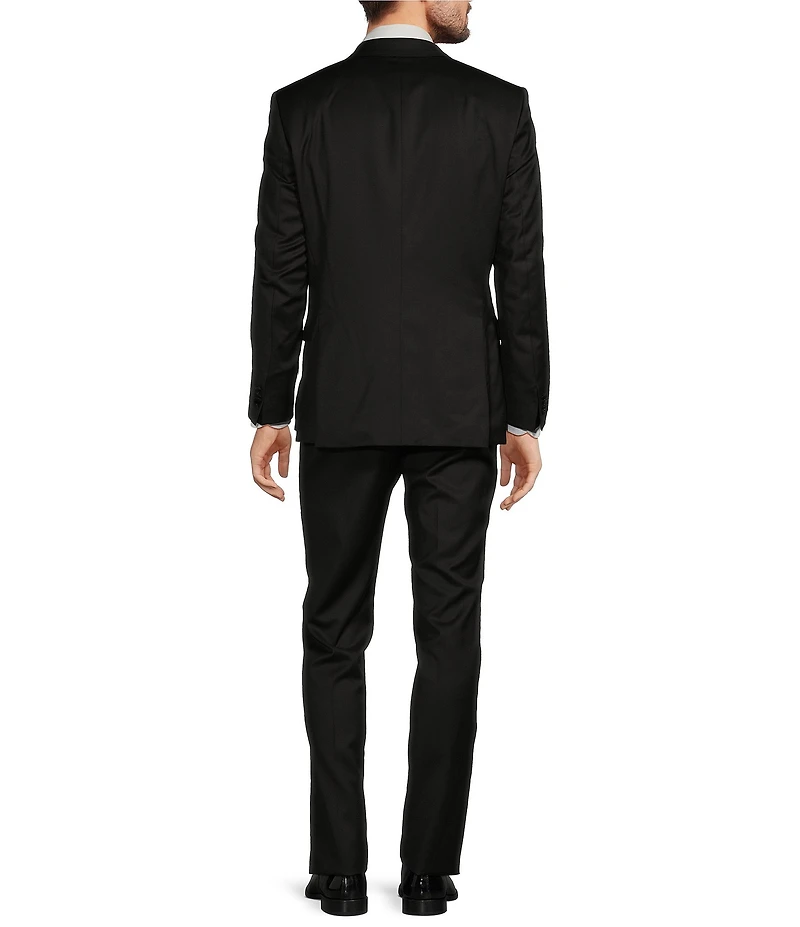 Hugo Boss Slim Fit Flat Front Solid Pattern 2-Piece Suit