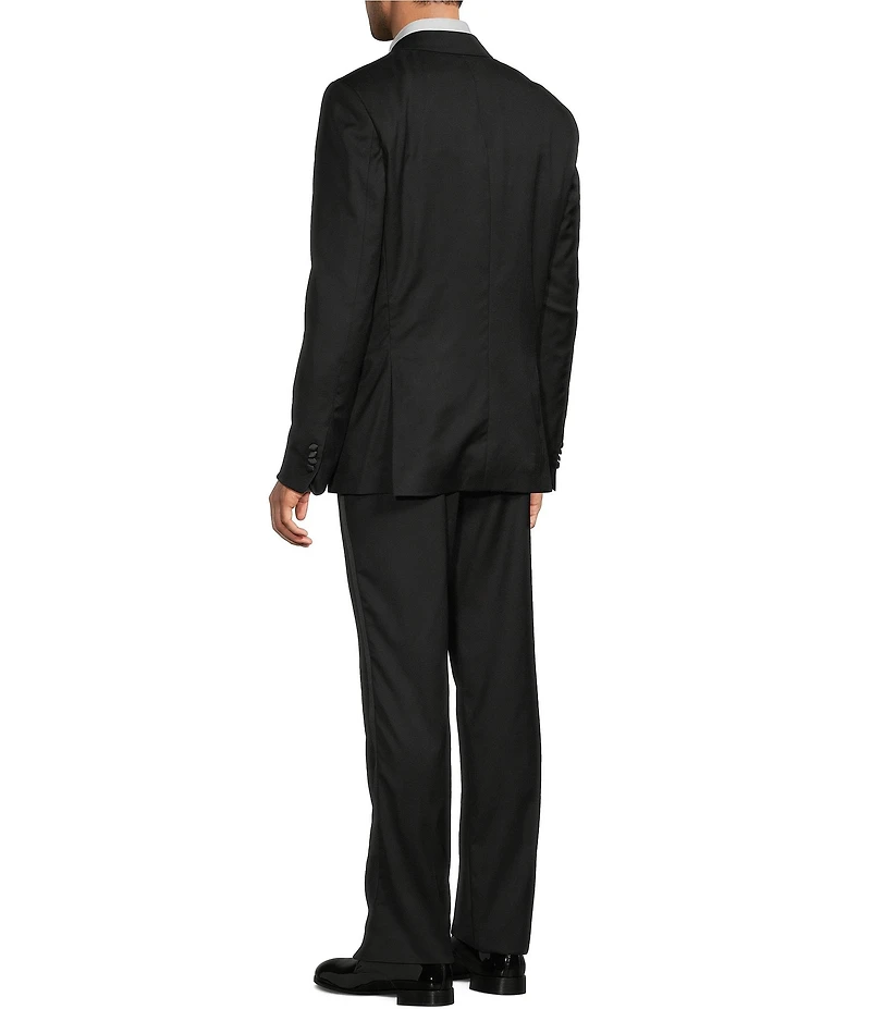 Hugo Boss Slim Fit Flat Front Tuxedo Style 2-Piece Suit