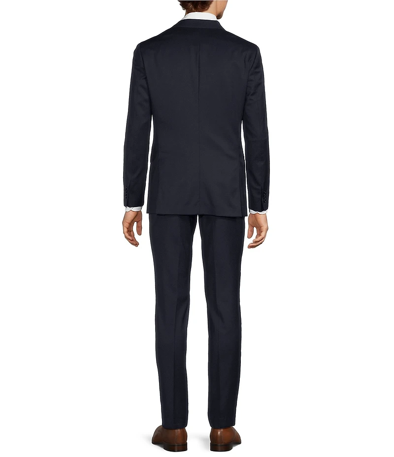 Hugo Boss Slim Fit Solid Flat Front 2-Piece Suit
