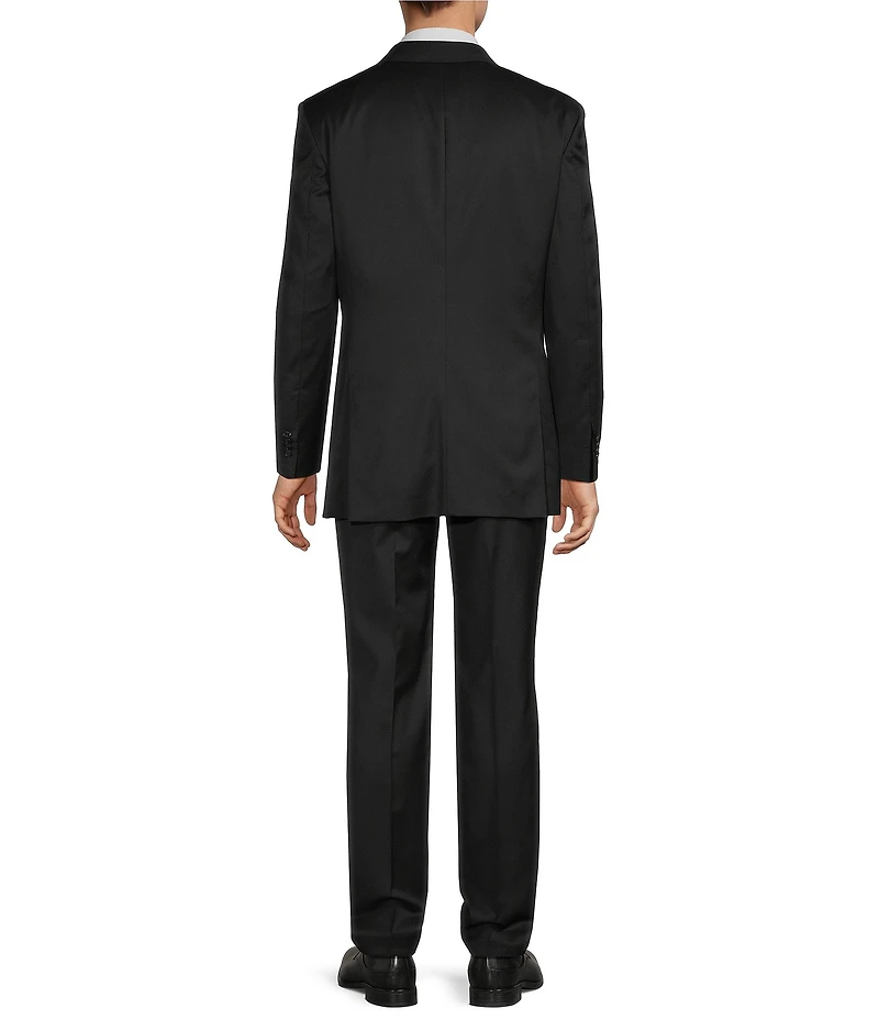 Hugo Boss Slim Fit Solid Flat Front 2-Piece Suit