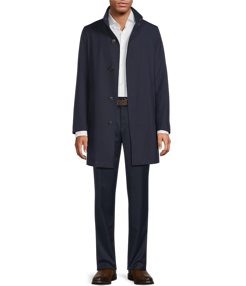 Hugo Boss Slim Fit Solid Topcoat