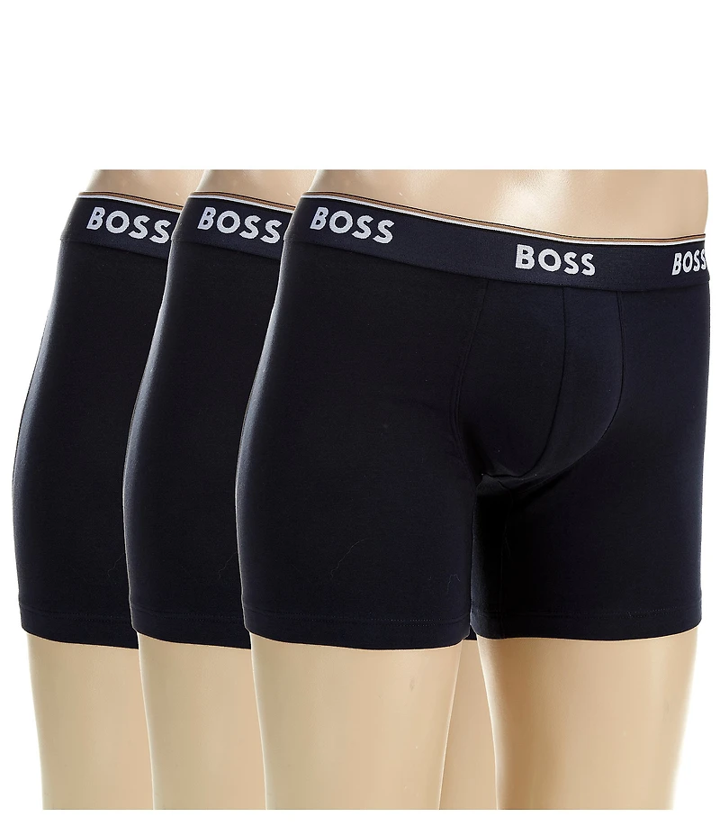 Hugo Boss Solid Power Boxer Briefs 3-Pack