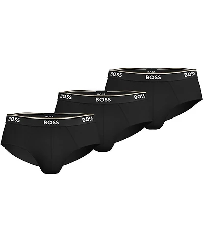 Hugo Boss Solid Power Briefs 3-Pack