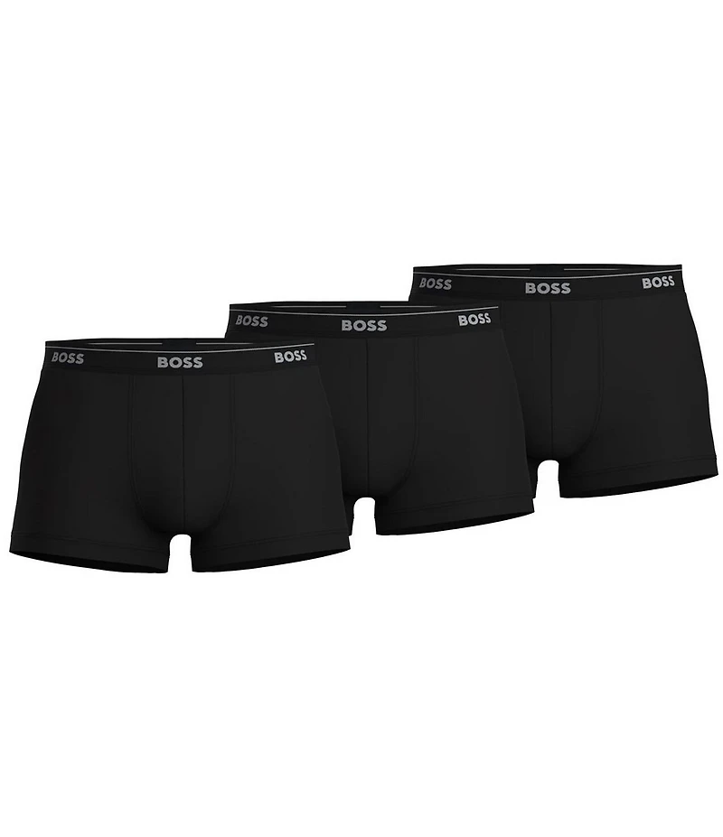 Hugo Boss Solid Trunks 3-Pack