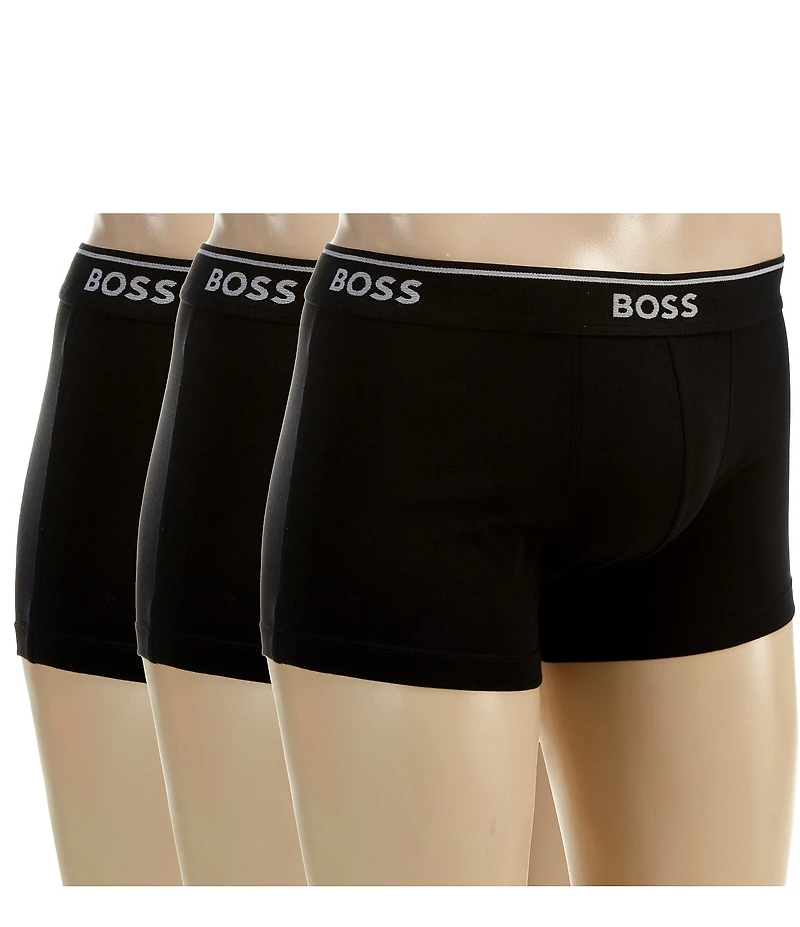Hugo Boss Solid Trunks 3-Pack