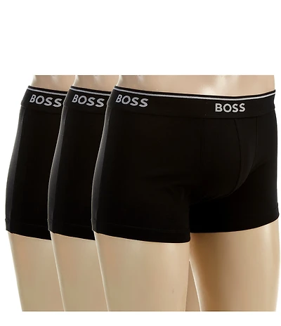Hugo Boss Solid Trunks 3-Pack