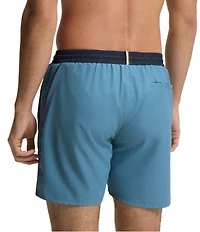 Hugo Boss Starfish 5.91#double; Inseam Swim Trunks