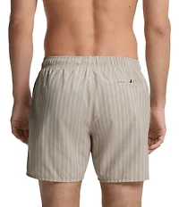 Hugo Boss Sunfish Striped Swim Trunks
