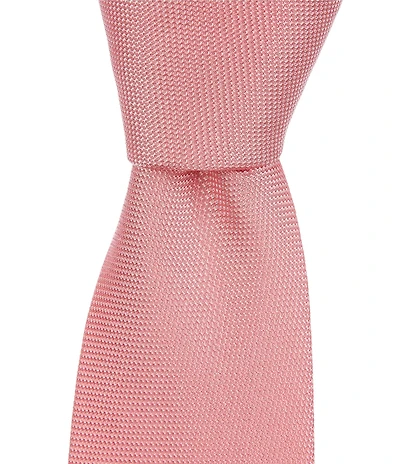 Hugo Boss Solid Textured 2.95#double; Silk Tie