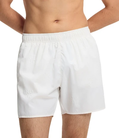 Hugo Boss Tonal 5.31#double; Inseam Logo Swim Trunks