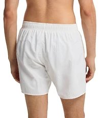 Hugo Boss Tonal 5.31#double; Inseam Logo Swim Trunks