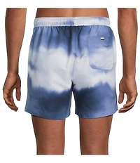 Hugo Boss Two Tone Print 5#double; Inseam Swim Trunks