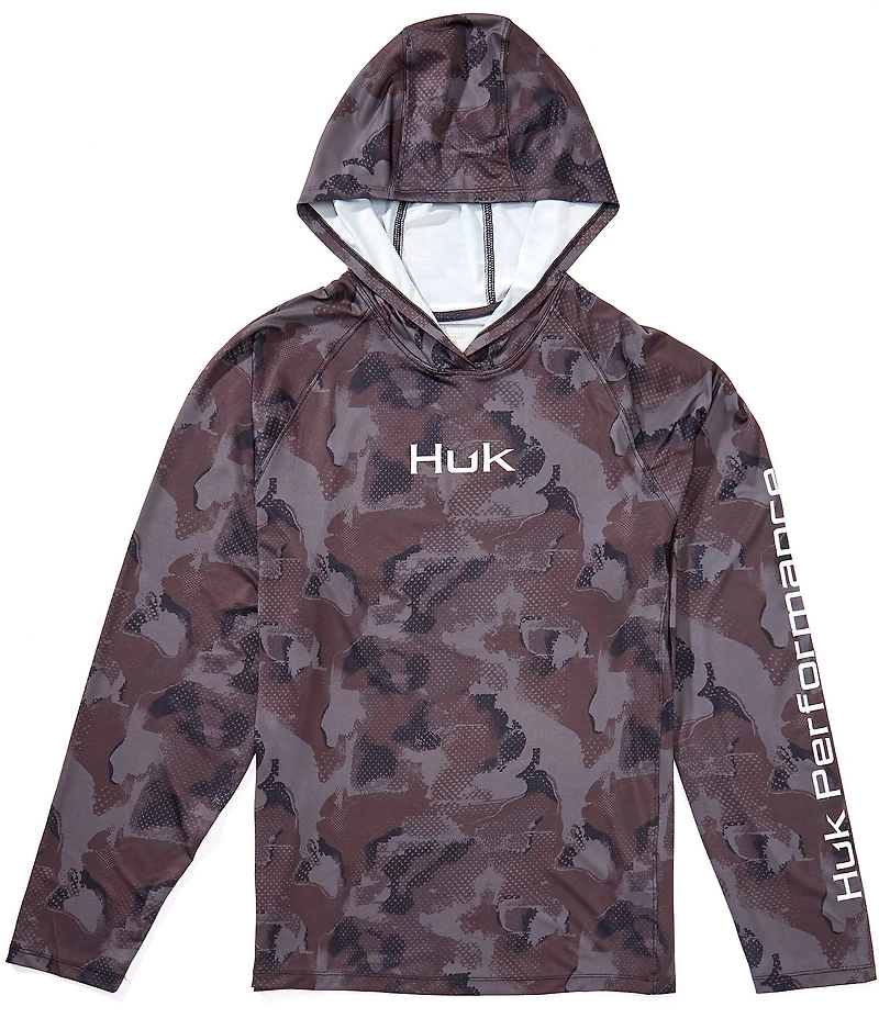 Huk Airweight Camouflage Raglan Sleeve Hoodie
