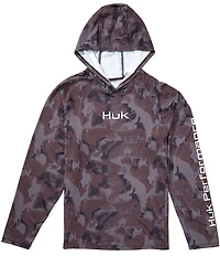 Huk Airweight Camouflage Raglan Sleeve Hoodie