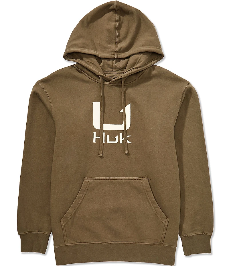 Huk Barb U Long Sleeve Brushed Back Fleece Hoodie