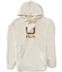 Huk Barb U Long Sleeve Brushed Back Fleece Hoodie