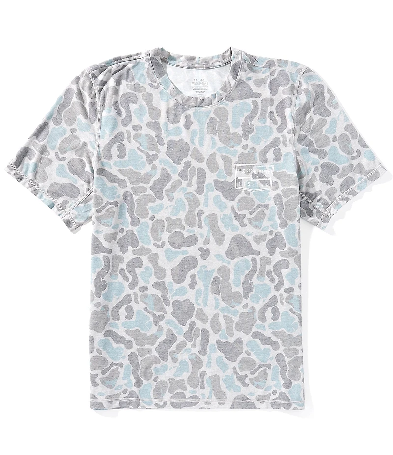 Huk Drift Camouflage Printed Graphic Short Sleeve T-Shirt