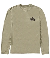 Huk Drift Long Sleeve Graphic Crew Neck T-Shirt