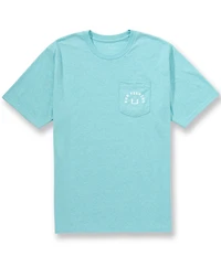 Huk Fishing Crew Neck Short Sleeve Graphic Pocket T-Shirt
