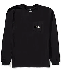 Huk Freshwater Icon Long Sleeve Performance Blend T-Shirt
