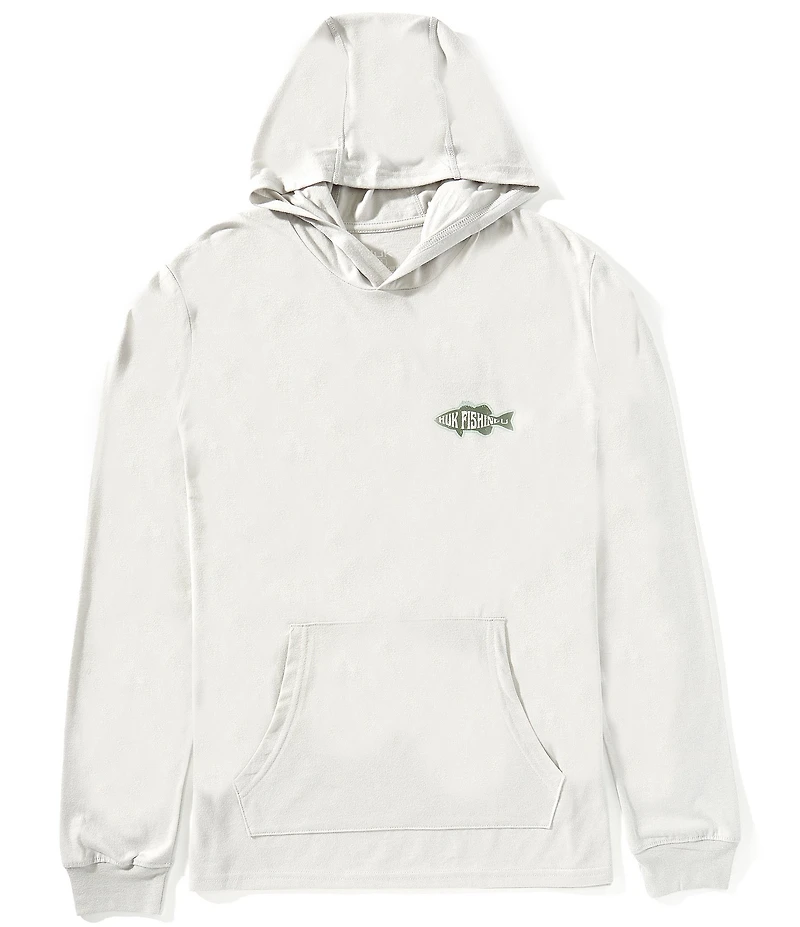 Huk Bass Long Sleeve Performance Blend Hoodie