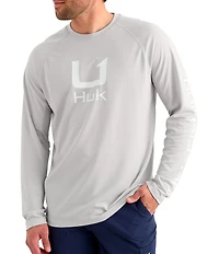Huk Icon Raglan Sleeve Mesh Panel T-Shirt