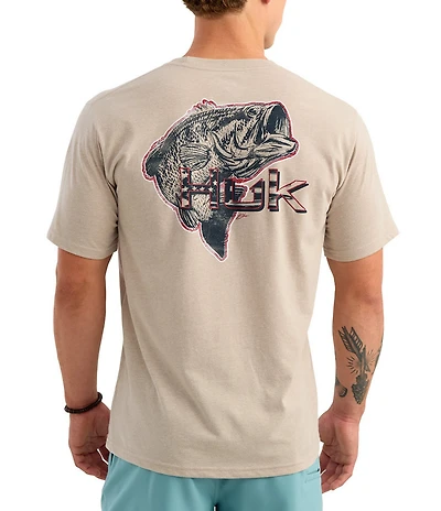 Huk KC Americana Fish Graphic Short Sleeve Performance T-Shirt